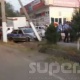 Жалал-Абад. Патрулдук милициянын унаасы бетон түркүктү сүзүп, буга башка унаанын айдоочусу күнөөлүү деп табылды