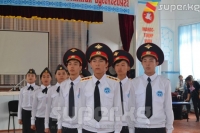 Жалал-Абад шаарында "Милициянын жаш досу" аскердик кароо-сынагы өтүүдө