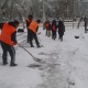 Борбор калаанын жолдоруна 495 тонна кум, 37 тонна туз себилди