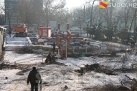 Бишкек шаарынын Токтогул-Абдрахманов көчөлөрүнүн кесилишинде 1000 чарчы метр аянтка сквер курулат