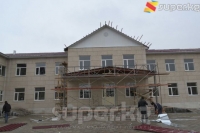 Ак-Талаа районунда күйүп кеткен мектептин ордуна 275 орундуу жаңы мектеп курулду