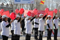 Нарын шаарында СПИДге каршы күрөшүү күнүнө карата иш-чара өткөрүлдү
