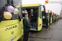Ош шаарында жаңы 30 автобус пайдаланууга берилди