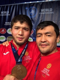 Балбан Эламан Догдурбек уулу Венгриядагы Дүйнө чемпиондугунда коло медаль тагынды