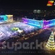 Жаңы жыл майрамына карата кооздолгон түнкү Бишкек (фото)