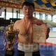 Бишкекте кыргыз спортчулары япон элинин сумо искусствосун өздөштүрүп, өз ара жеңүүчүлөрдү аныкташты (фоторепортаж)