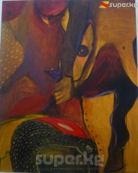 Бишкекте дүйнөнүн көп өлкөлөрүнө өзгөчө ыкмалары менен белгилүү болгон бангладештик сүрөтчү айымдын көргөзмөсү ачылды (фоторепортаж)