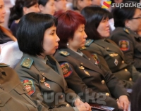 Эл аралык аялдар күнүнө карата Куралдуу күчтөрүнүн Башкы штабында салтанаттуу иш-чара өттү (фото)