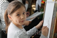 Окуучулар арасында &ldquo;Көчмөндөрдүн маданияты балдардын сүрөттөрүндө&rdquo; сынагы өткөрүлүүдө (фоторепортаж)