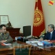 Президент Куралдуу күчтөрүнүн Башкы штабынын башчысын кабыл алды