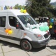 Алмазбек Атамбаев Нарын музыкалык драма театрына кичи автобус белек кылды (Фото)