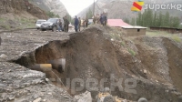 Өзгөчө кырдаалдар министрлиги: Кадамжайдагы сел эки көпүрөгө зыян келтирди