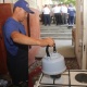Ош шаарындагы Абжалов көчөсүнө көгүлтүр от берилди
