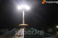 Ош шаарына светодиоддук электр чырактары орнотулууда