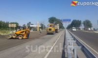 1 миллиард сомго жакын каражат жумшалган Бишкек-"Манас" аэропорту жолу сентябрь айында бүткөрүлөт (фоторепортаж)