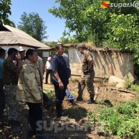 Өзгөчө кырдаалдар министринин орун басары Равшанбек Рысбаев Токтогулдагы сел жүргөн аймакка барды