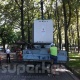 Эркиндик бульварында мыйзамсыз орнотулган бир нече күркө жана батут алынды