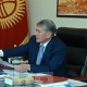 Алмазбек Атамбаев Жогорку Соттун Конституциялык палатасынын төрагасын кабыл алды