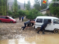 Баткен облусундагы селден улам 19 турак жай авариялык абалга келди