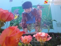 Бишкек шаарында коомчулукту жаратылыш менен айкалыштырган жаңы көлөмдүү сүрөт пайда болду