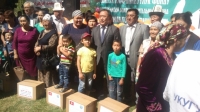 Нарын облусунда "Жүрөктөн жүрөккө" аталышындагы кайрымдуулук акциясы өткөрүлдү