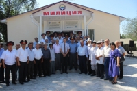 Аламүдүн районунун Октябрь айыл аймагында аймактык милиция бөлүмүнүн ачылыш аземи өткөрүлдү