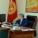 Президент Алмазбек Атамбаев Улуттук энергетикалык холдинг компаниясынын төрагасы Айбек Калиевди кабыл алды