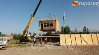 Бишкекте мыйзамсыз орнотулган жеңил конструкциядагы курулуштар алынууда