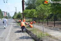 Ош шаарында Эгемендүүлүк майрамына карата шаарды тазалоо иштери жүргүзүлүүдө