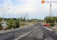 Ош шаарында жаңы көпүрө курулуп, пайдаланууга берилди