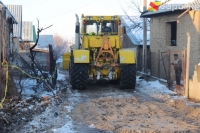Курулуш башкармалыгынын дачаларына төгүлгөн авиакеросин тазаланууда