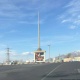 Балыкчы шаарындагы флагштоктун ордуна башка конструкция коюлат же парашют кездемесинен желек тигилет