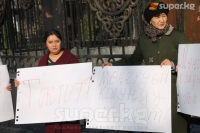 Бишкекте мөңгүлөрдү сактап калууну талап кылган митинг өтүүдө (фото)