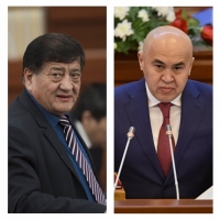 Жогорку Кеңештин депутаттары Анвар Артыков менен Алтынбек Сулайманов "Достук" орденин алышат
