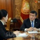 Сооронбай Жээнбеков башкы прокурорду кабыл алды