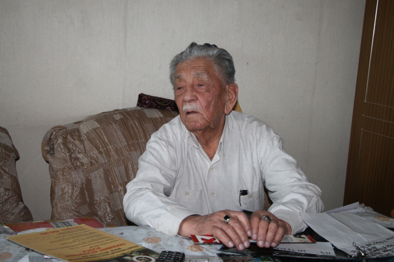 93 жаштагы ардагер Асек Урманбетов