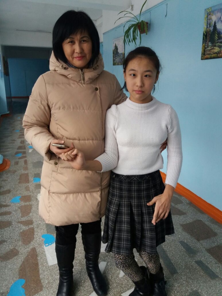 Айнура Токталиева кызы менен