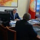 Алмазбек Атамбаев транспорт министри Жамшитбек Калиловду кабыл алды