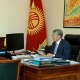 Алмазбек Атамбаев Куралдуу күчтөрдүн абалынан кабар алды