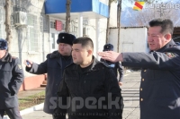 Жалал-Абад ОИИБинин жаңы дайындалган башчысы облустун шаар, райондук ички иштер бөлүмдөрүнүн өздүк курамы менен таанышууда
