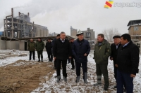 Ош облусунун Араван районунда цемент заводу курулууда