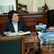 Алмазбек Атамбаев БШКнын төрагасы Нуржан Шайлдабекованы кабыл алды