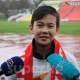 "Ты супер!" долбоорунун катышуучусу Урмат Мырсаканов улуттук кураманын футболчулары менен жолугушту (фото)