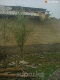 Базар-Коргон районунда катуу шамалдан улам келтирилген зыян такталууда