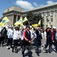 Борбор калаанын 139 жылдыгына карата эски аянтта парад өттү