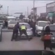 Баткенде айдоочу МАИчини унаанын капотунда сүйрөдү