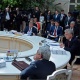 ЖЫЛНААМА, 8-МАЙ: Эки жыл мурун ЕАЭБге мүчө өлкөлөрдүн башчылары Кыргыз Республикасын альянска кошуу тууралуу документке кол коюшкан