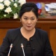 КСДП фракциясында депутат Мусабекованын журналист кызды коркутуп, мазактаганы боюнча маселе каралары күтүлүүдө, бирок эл өкүлү жыйынга келген жок