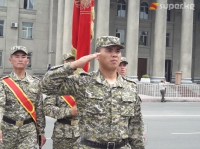 Бишкекте аскердик институттун жоокерлерине аскердик чин тапшыруу салтанатына даярдык көрүлүүдө
