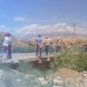 Ак-Талаа районунда жарым кылым мурун салынган көпүрө кооптуу абалда жабылды 